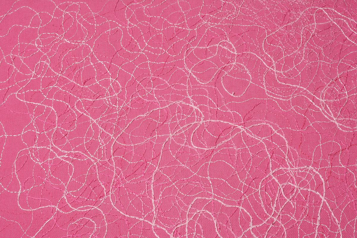 When I stitch, I think about swimming. When I swim, I think about stitching. When I stitch, I think about swimming. When I swim, I think about stitching.